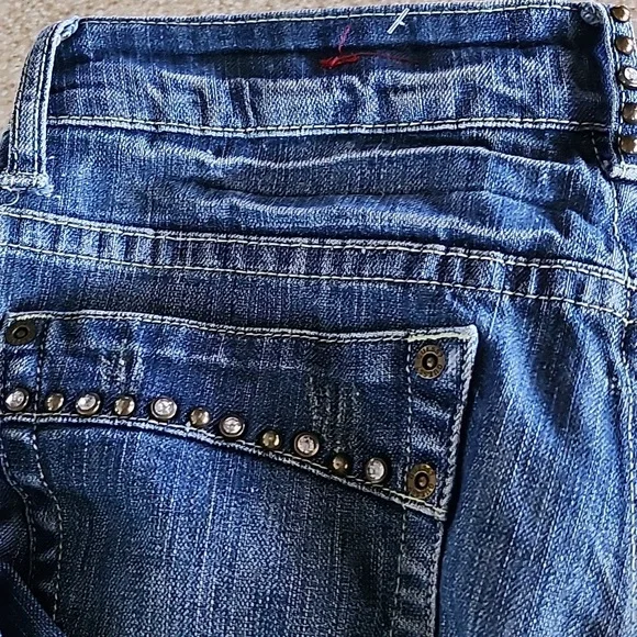 Guess Bootcut Rhinestone Like New Jeans Size 28 - Picture 13 of 13
